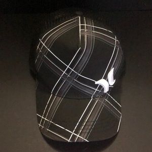 Hurley Trucker Black Plaid Adjustable Hat